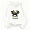 Leopard Print Kid Life Cute Hoodie Kids Children's Sweatshirt Cute Harajuku Hoody for Boys Girls Autumn Winter Casual Hoodies
