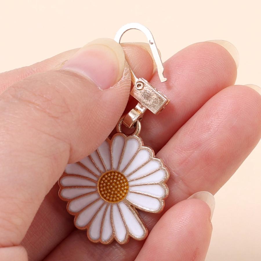 5Pcs Detachable Zipper Puller Universal Replacement Metal Zipper Head Repair Kits Luggage Purses Handbag Clothes Zipper Slider