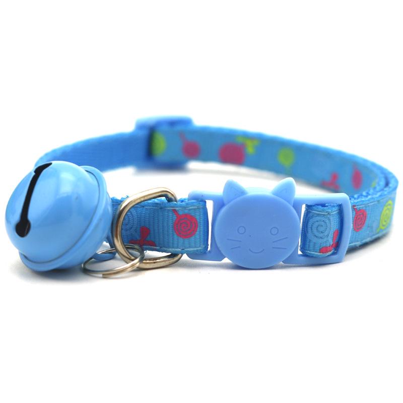 New Product Pet Color Cat Buckle Collar Lollipop Collar Cat Dog Collar Candy Collar Human Neck Collar