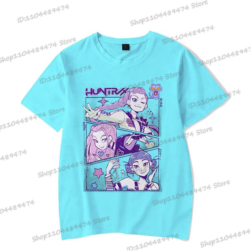 Heißer Verkauf KPop Dämonenjäger 2025 T-Shirt Herren Damen Mode Pop Punk Anime T-Shirts Unisex Vintage Cartoon Sommer T-Shirts