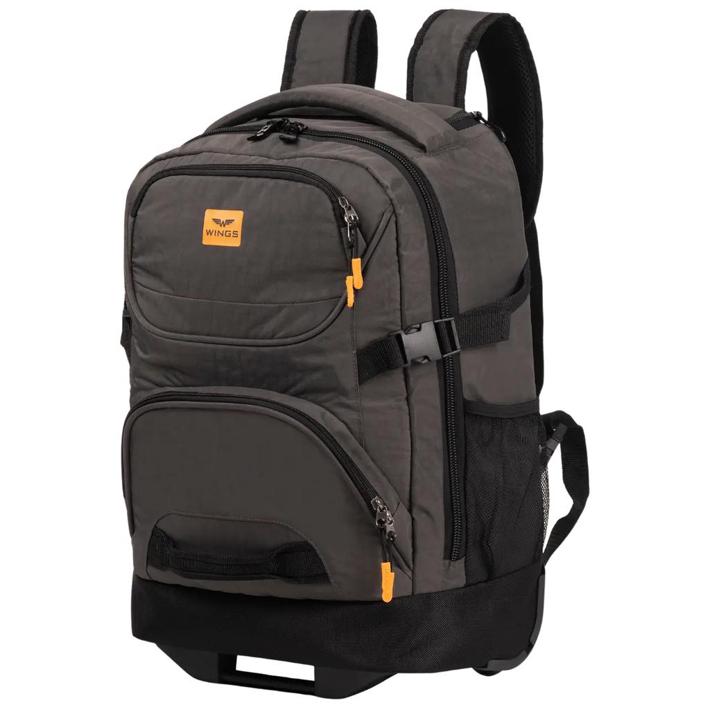 Wings Backpack With Wheeled Bag Function Turnstone 1816 Dark Grey