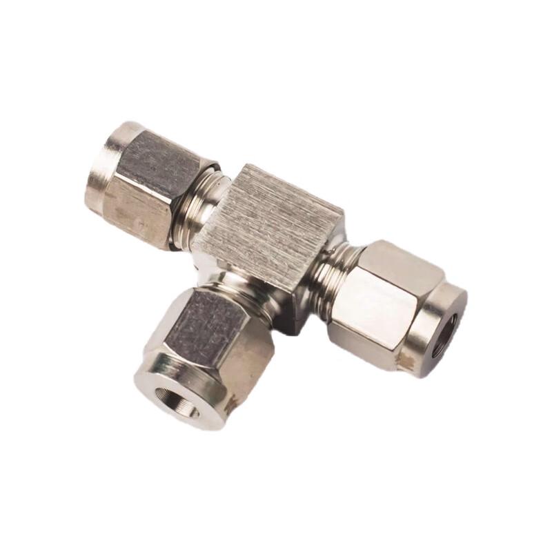 Yugongpin 316 Stainless Steel Double Ferrule Tee Connector