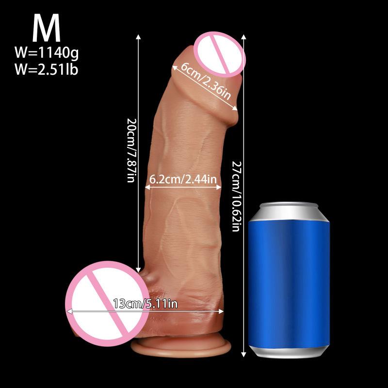 Liquid Silicone Dildo  Simulated Soft Flesh Dildo  Female G-spot Masturbator Adult Sexual Product  Dildo