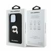 Karl Lagerfeld Klhmp16Xskhpplk Iphone 16 Pro Max 6.9 Czarny/Black Hardcase Silicone Karl Head Print Magsafe