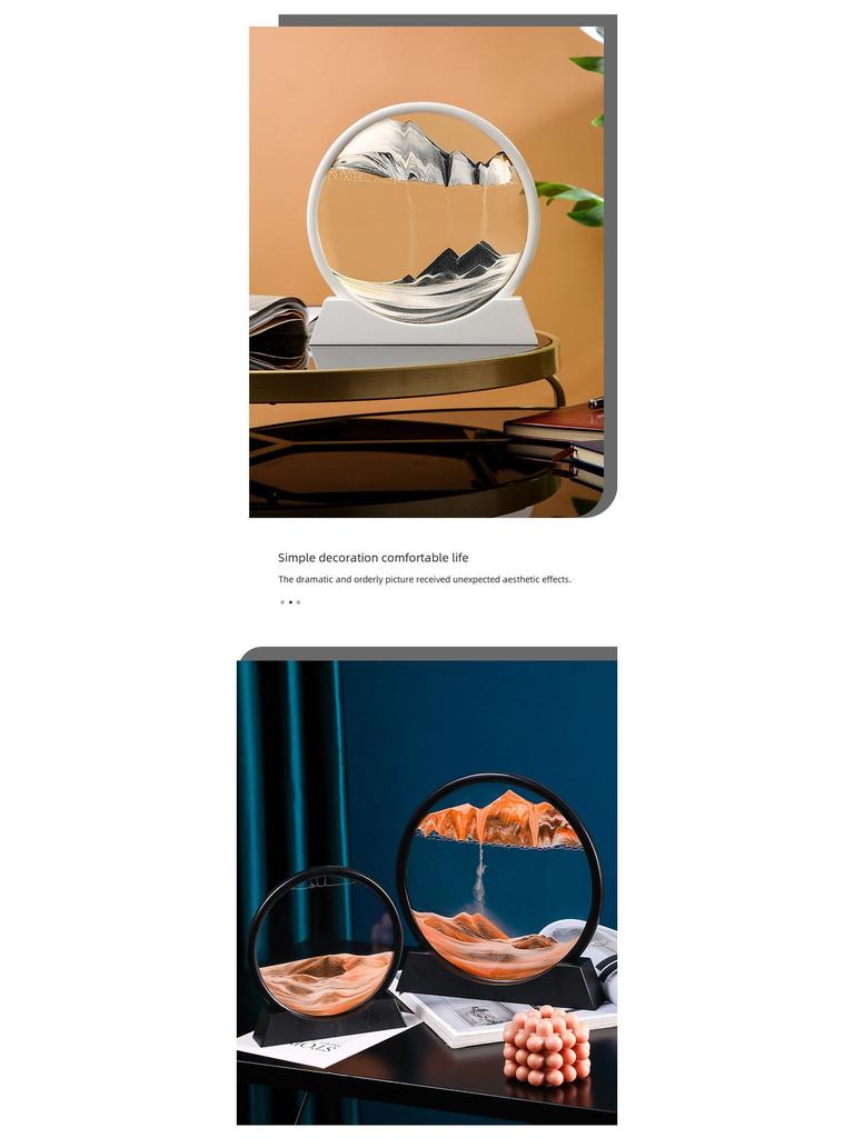 3D Quicksand Painting Ornament - Small Hill Home Decor & Stress Relief Gift