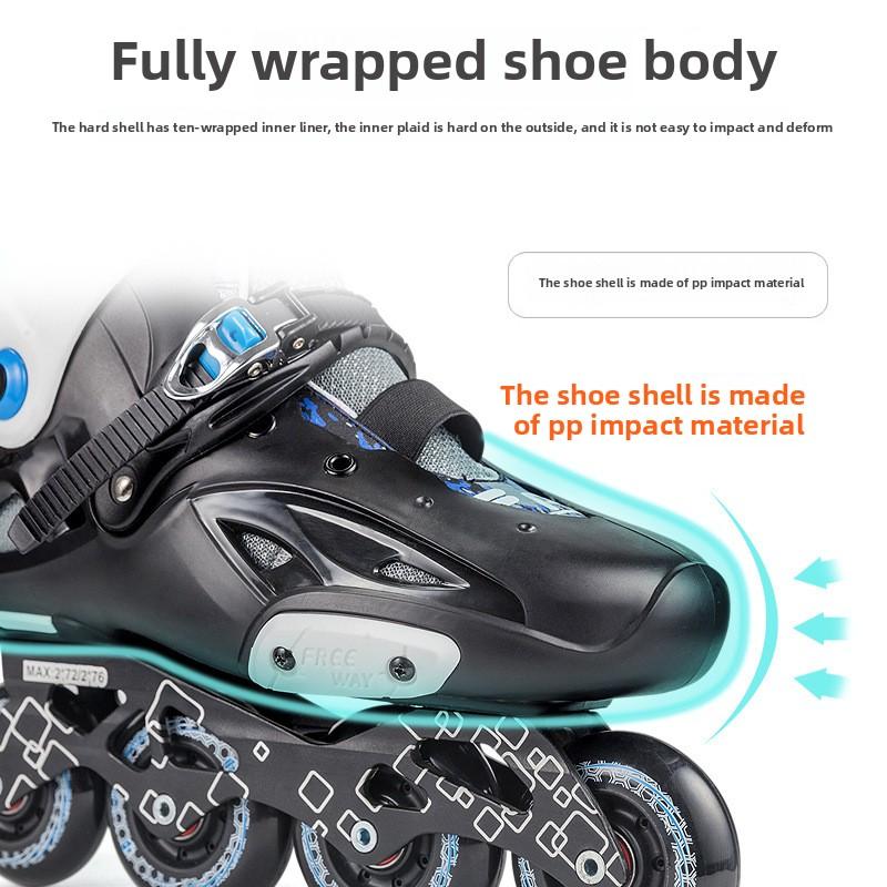 Dětské Pánské a Dámské Nastavitelné Kolečkové Brusle Kolečka v Řadě Kolečkové Brusle pro Dospělé Začátečníky