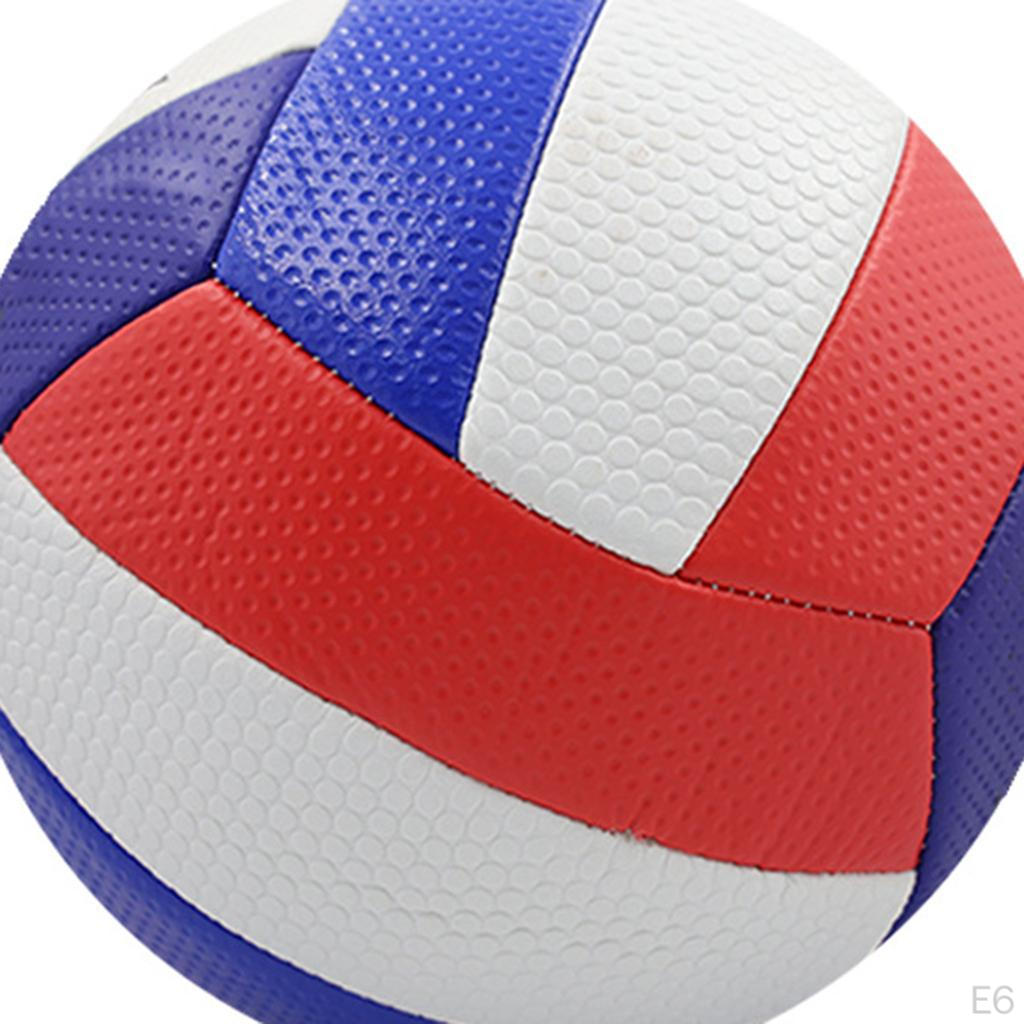Official Size 5 Volleyball Recreational Rubber Stability PVC Soft for Training Beach Play Children