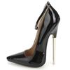 18cm Super High Heel Pumps Women Stiletto Pointed Toe Ankle Straps Sexy Shoes Big Size 36-46