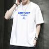 Short Sleeved T Shirt Men's Summer Trend Cotton Loose Top Youth T Shirt Men