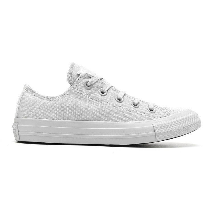 Converse All Star Ctas Ox Canvas Slip Resistant Durable Lightweight Low Top Skate Shoes Women sneakers Wolf-Gray 563467C