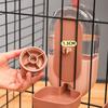Waterer Automatic Pet Food Water Bottle Cage Hanging Gravity Feeding Cat Feeder Drinking Convenient Dog Feeding Bowl for Puppy