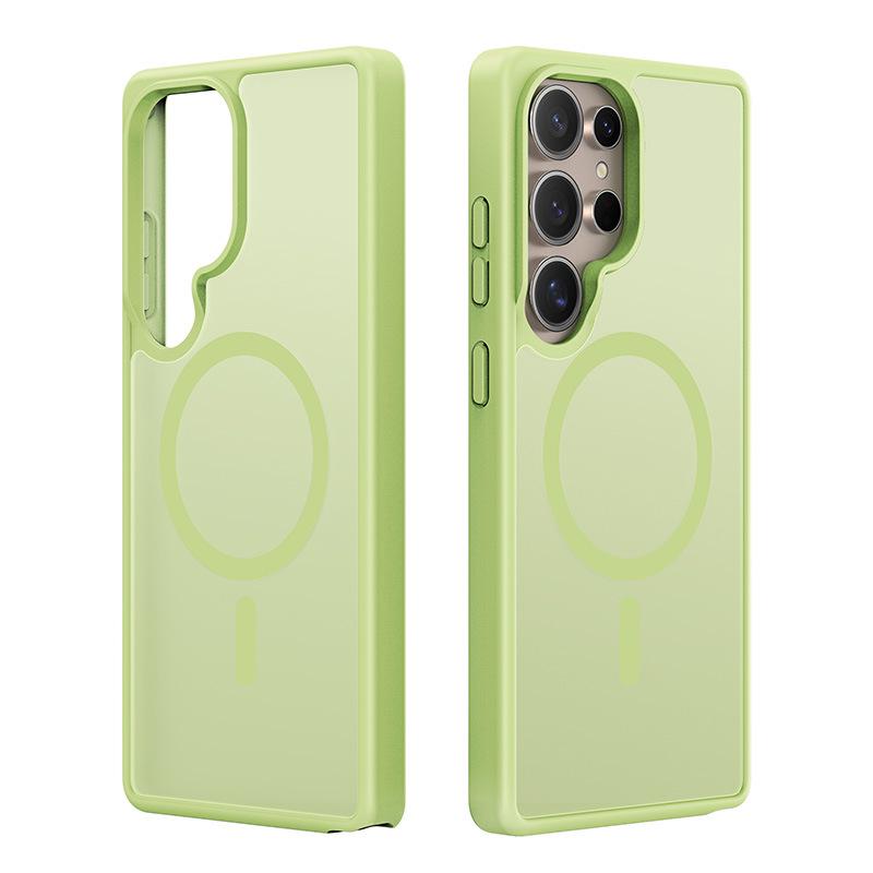 Samsung S25 Ultra Magnetic Case: Simple Matte Skin-Feel, S24 Protective Phone Cover