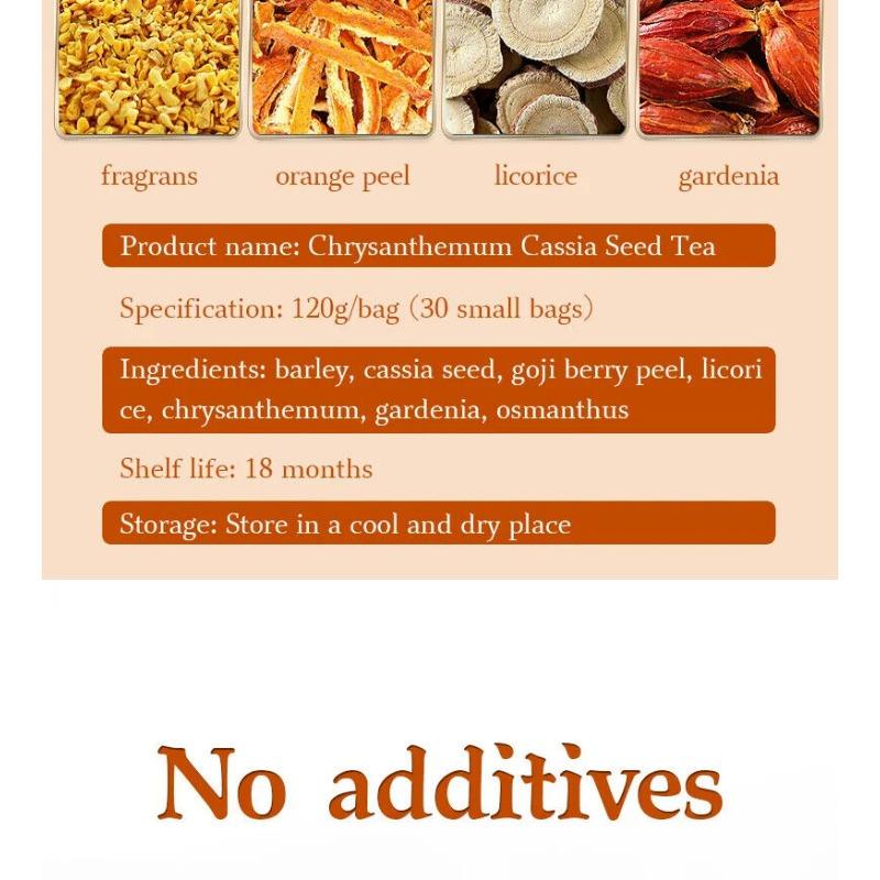 Chrysanthemum Cassia Seed Tea Healthy Herb Tea Bag 120g