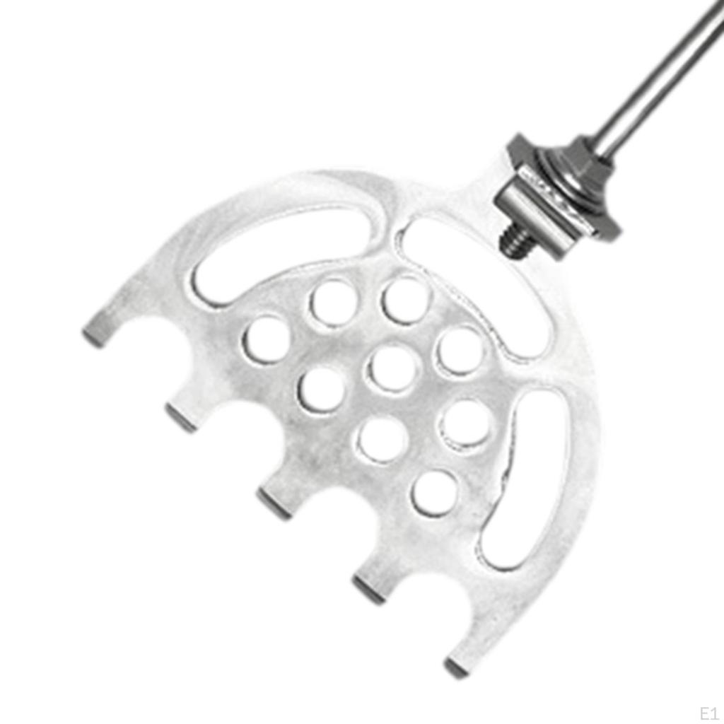 Fishing Tackle Tool Lures Rake Anti Slip Stainless Steel Practical Sturdy Sea Outdoor