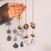 Elegant Hanging Decorations 3-Pack Bee Suncatchers With Prisms For Window, Porch Outdoor Garden Decorative Crafts