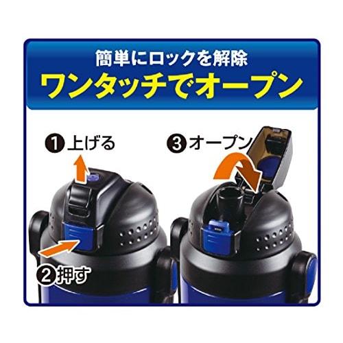 Pearl Metal 3.0L Direct Drinking Double Sport Jug 3000 Dark Blue Sport Charger HB-3752