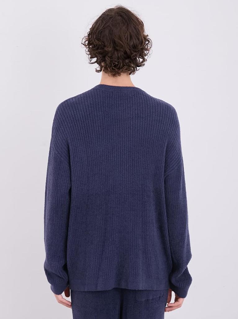 Gelato Pique HOMME Hot Smoothie Rib Pullover PMNT245121 NVY M Men's