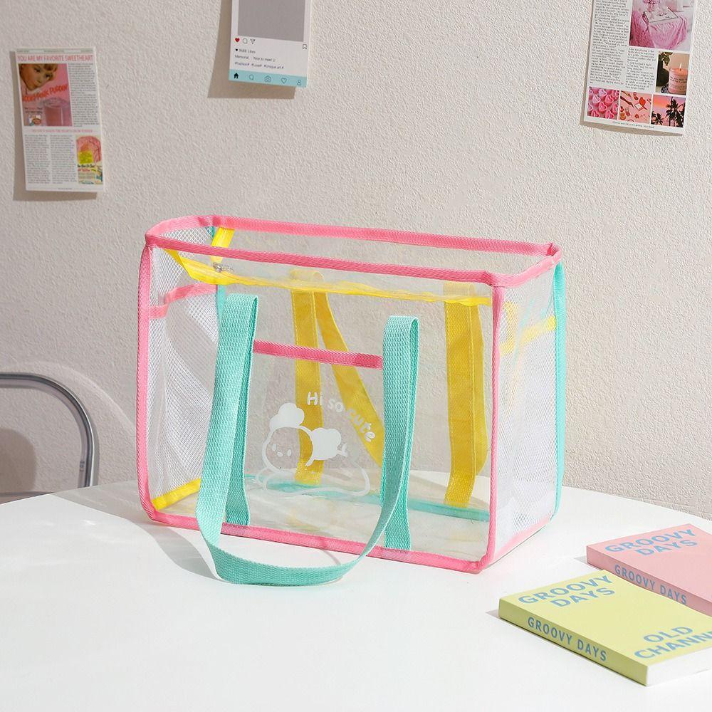 Pouch Swimming Fitness Bag Storage Bag PVC Transparent Bag Women Handbags Single Shoulder Bag