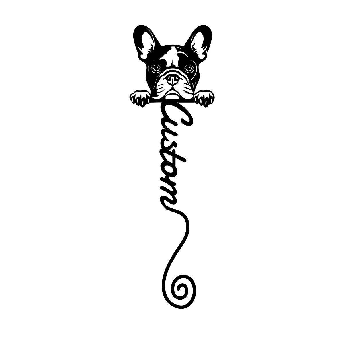 

Metal Bookmark French Bulldog, Book Lover Gift, Teacher Appreciation, Unique Bookmark for Students, Dog Lover Accessory