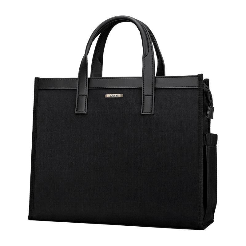 Bao Ke GW1014 Waterproof Large Capacity Business Briefcase with Logo Option чёрный