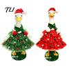 Festive Lawn Goose Accessories Christmas Porch Outfit, Santa Dress with Plush Scarf And Holiday Animal Costume Hat Apparel, Winter for Outdoor Outfit