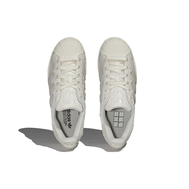 Adidas Originals Superstar Leather Comfortable Low-Top Sneakers Unisex Sneakers White Gray HP2069