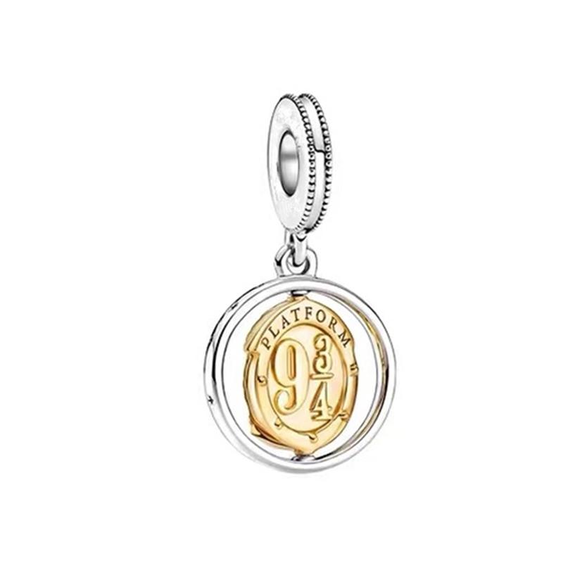 Perline Charms Harry Potter Bracciale Serpente Collana Gioielli Fai da Te Regalo Donna Perline Pendenti Originali