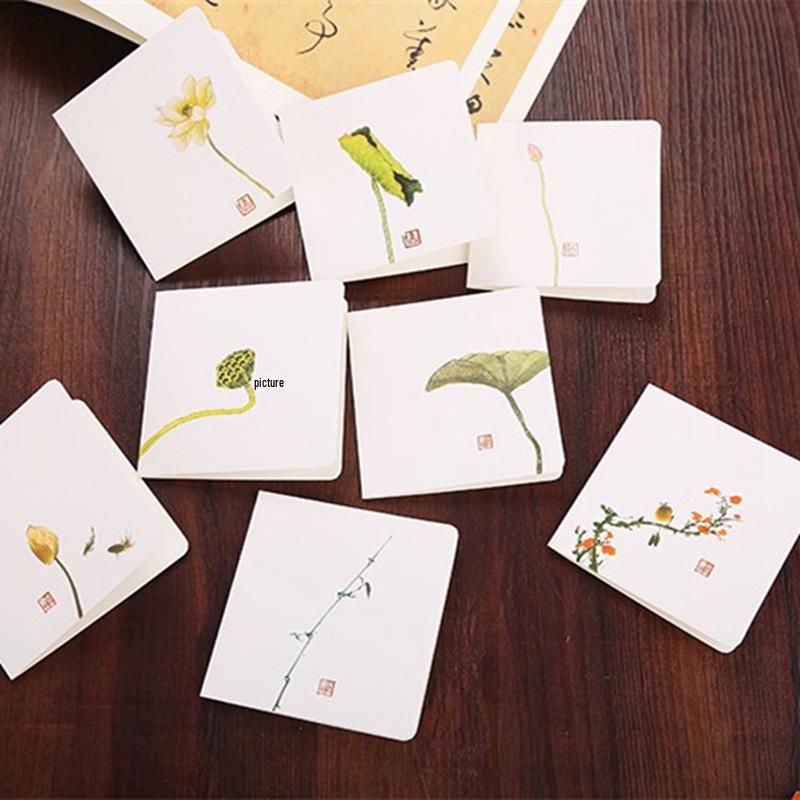 Artistic Chinese Greeting Card: Creative Birthday & Festival Blessings for Business