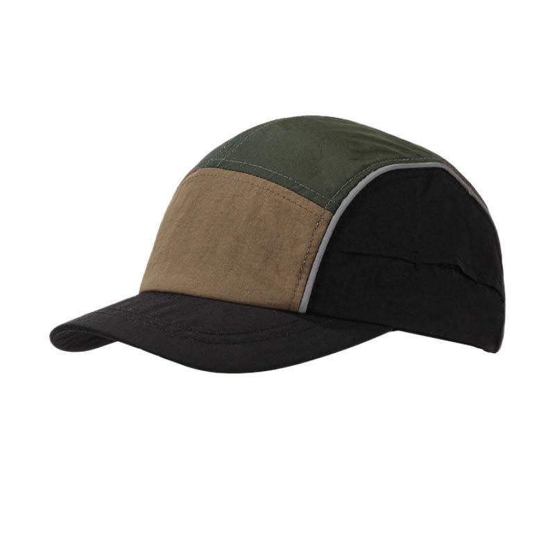 Quick-Drying Color Matching Short Brim Baseball Cap for Men Spring Summer Thin Outdoor Breathable Sun Hat