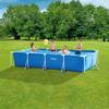 INTEX Rechteckiger Blauer Rechteckiger Rahmenpool 450 x 220 x 84 cm 28273