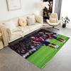 Brazilian Soccer Player Gesturing. Area Rug Design for Living Rooms Balcony Dormitory Bedrooms Anti-slip Rug Anime Office Decor Spiritual Gift