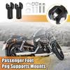 X AUTOHAUX Passenger Foot Peg Support Mount Clevis Kit for Left and Right Harley