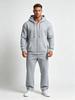Men's Winter Fleece Lined Hoodie and Sweatpants Set Thick Warm 2 Piece Casual Tracksuit