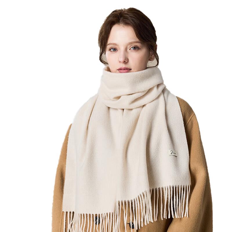 JIUMU Women's Pure Wool Scarf Shawl