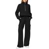 Stylish And Casual Drawstring Loose-fitting Long-sleeved Sweatshirt And Pants Set For Women (two-piece Set)