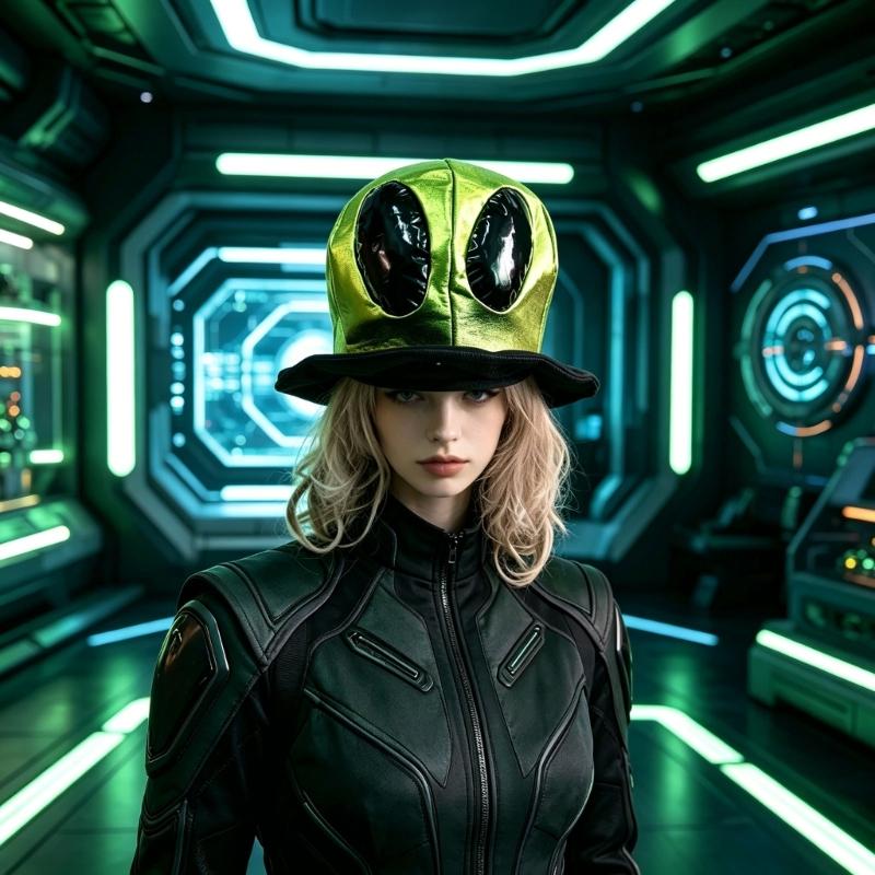 Punk UFO Brimless Alien Hat For Men Women Kids Cosplay And Daily Fashion Anime Event Gathering Photoshoots Headpiece