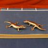 Gecko figure home decor Small Ornaments Antique Brass Animal Figurines Tea Pet Desk Decorations Home Decor Accessories