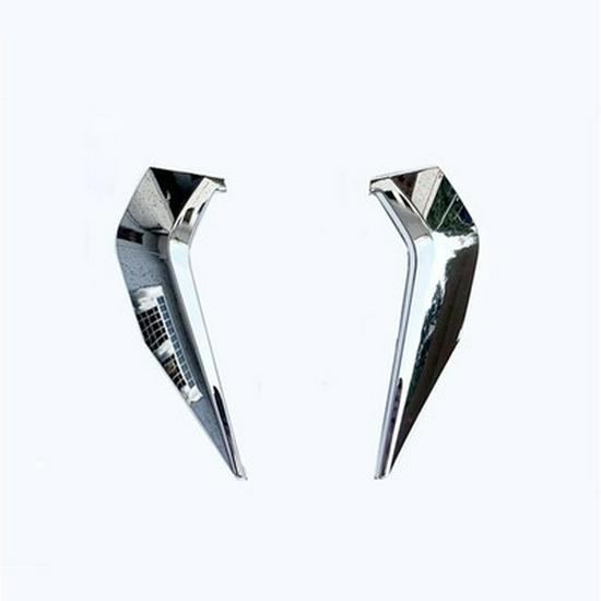 Prado 10-20 Grille Trim Strips: 3.5 Hood Bright Mesh Design