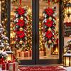 4pcs Wall Mounted Christmas Hanging Vine Simulated Snow Falling Christmas Ornaments Home Party