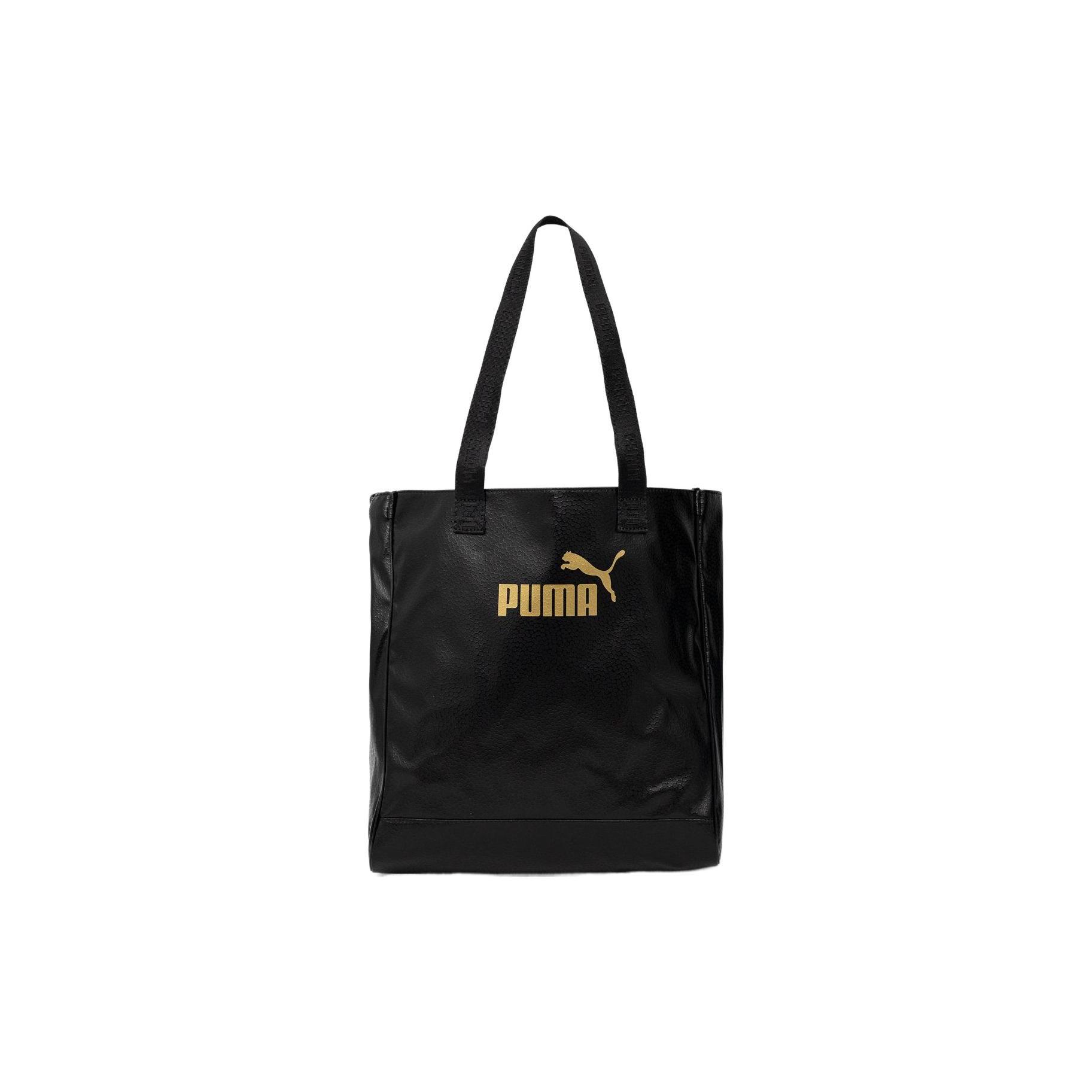 

New PUMA Fabric Tote Bag Shopping Bag Shoulder Bag Handbag Regular Unisex Black 078301-01 30.0*23.1*32.0CM
