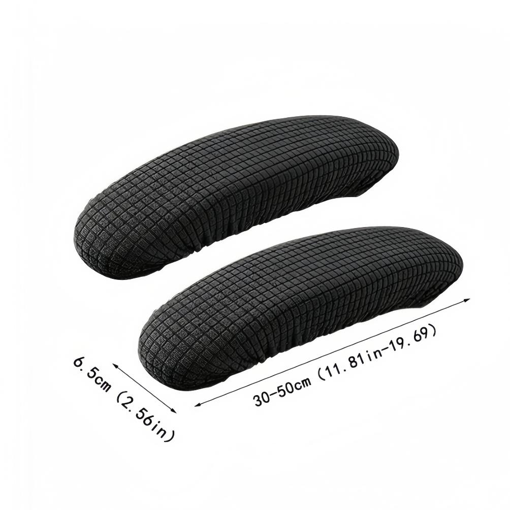 1pair Office Chair Armrest Cover Removable Elastic Washable Fabric Elastic Half Pack for Office Chair Armrest