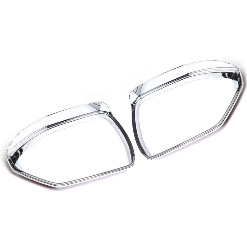 

Для Hyundai Tucson NX4 2022 2023 Hybrid N Line Автомобільні дзеркала заднього виду Брови Протектор від дощу Накладки Чохол Аксесуари срібний