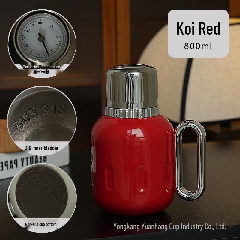 316 Stainless Steel Portable Insulated Teapot with Titanium Plating and Tea-Water Separation, Large Capacity for Stewing