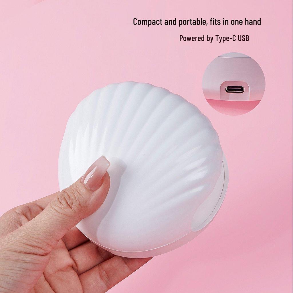 Portable Mini UV LED Nail Drying Lamp with Dual Light Sources