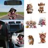 2D Acryl Affen Anhänger Weihnachtsaffe Anhänger Acryl Ornament Personalisierter Dekor Anhänger Für Auto Cartoon Weihnachtsbaum Dekor
