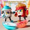 Three-Form Robot Mech Spinning Top - Children's Educational Deformation Toy