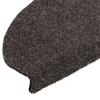 Self Adhesive Stair Treads 5 pcs 65 x 21 x 4 cm Anthracite Grey Semi Round Large
