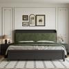 Wooden Hotel Bed European Sleeping Luxury Headboard Storage Bed Unique Aesthetic Camarotes Para Dormitorio Home Accessories