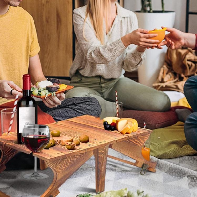 Portables Picnics Table Corrosions Resistant Table Travel Friendly Table for Family Outings