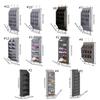 1 Set Over the Door Shoe Organiser Behind Door Shoe Rack with Deep Pockets Hanging Shoe Cabinet for Trainers Boot